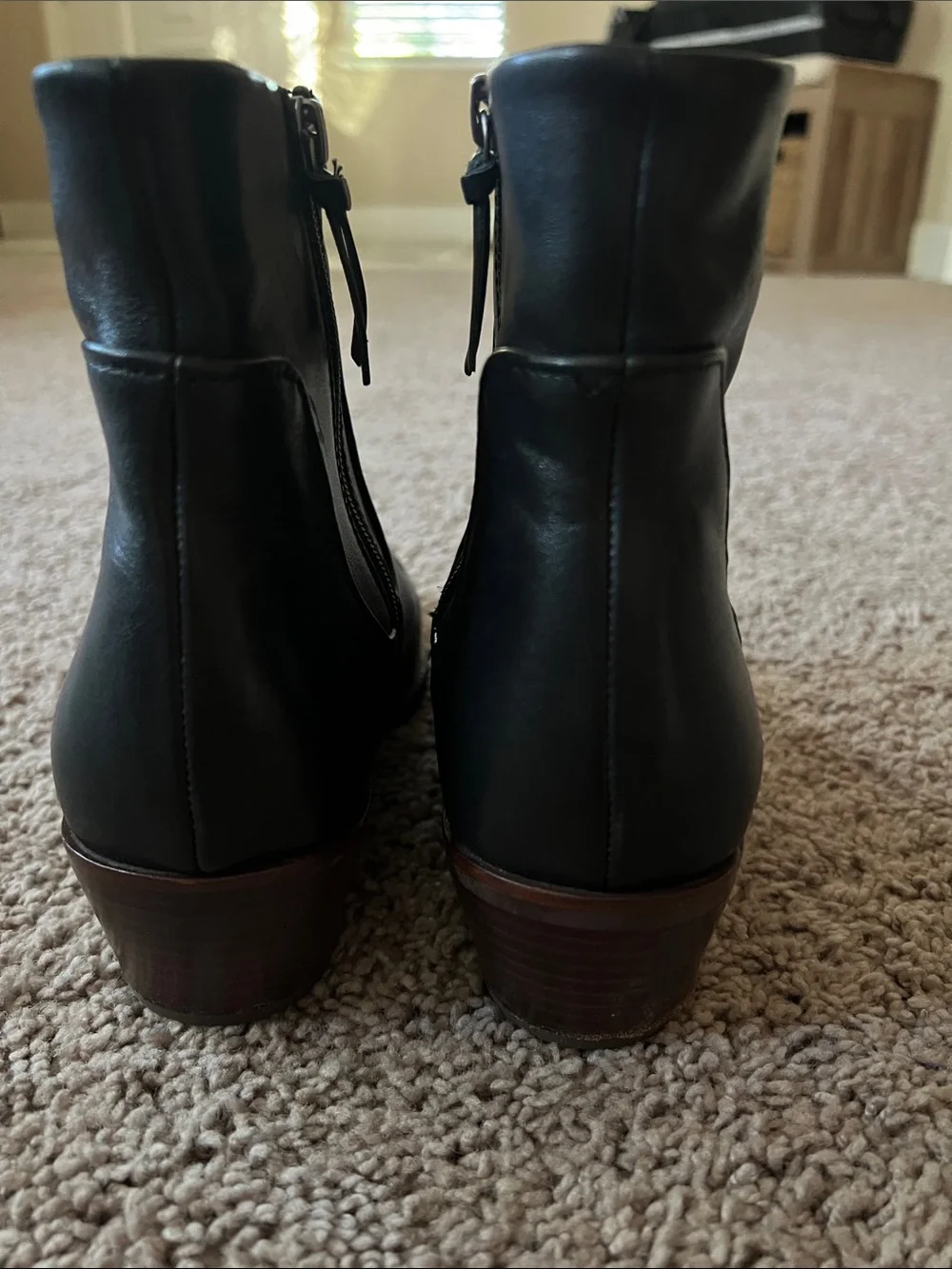 Sofft Black Leather Ankle Boots - Women's Classic Side-Zip Boot 9.5